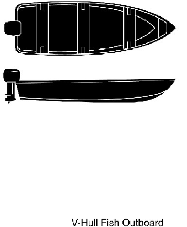 Seachoice SEACHOICE trailerable 14'-16' boat coverr