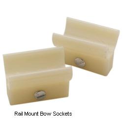 Taylor Made Rail Mount (shown above)  OR Die Cast Bow Sockets