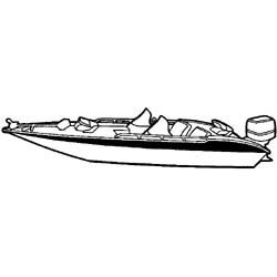 Seachoice Semi-Custom Boat Covers Wide Brass Boat