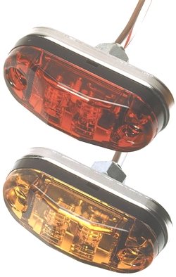 Innovative Lighting 2-1/2 inch Oval LED Stud Side-Marker